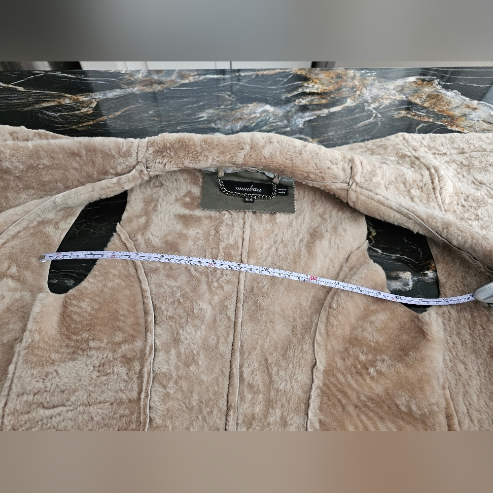 Leather, Shearling Vest - image 7